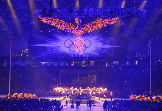  Церемония закрытия ХХХ летних Олимпийских игр на Олимпийском стадионе в Лондоне.   Алексей Куденко, РИА Новости